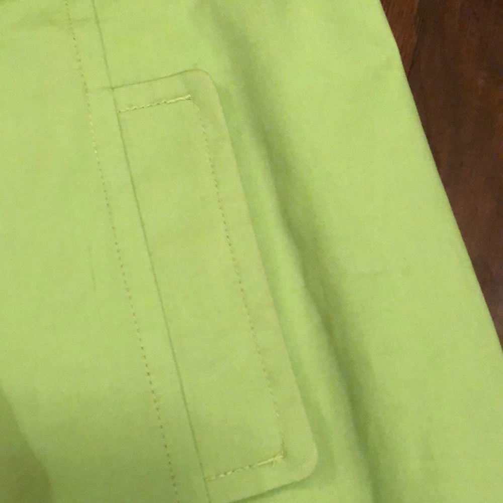 Old Navy Lime Green Single-Breasted Trench Coat - Picture 2 of 8